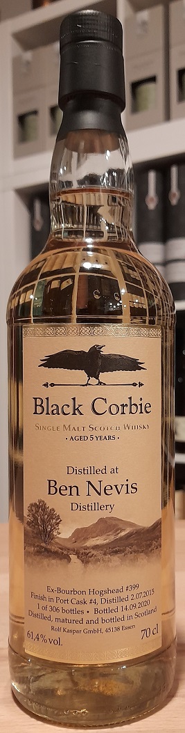 Ben Nevis 2015 Black Corbie 5 Jahre Port Cask Finish