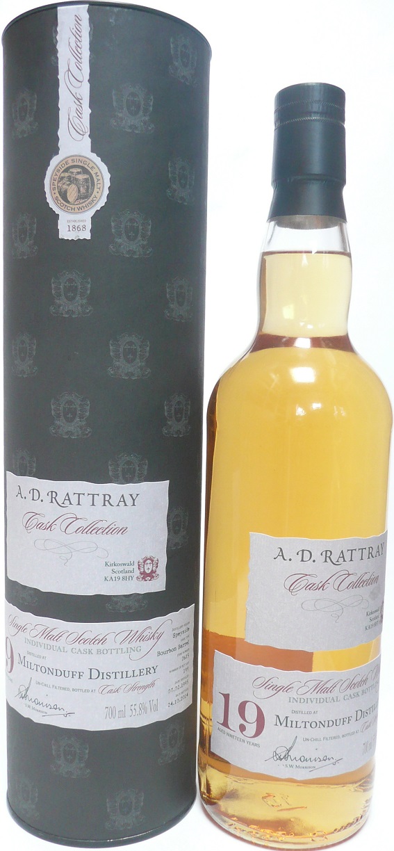 Miltonduff 1995 A. D. Rattray 19 Jahre